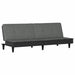 Sofa Bed Dark Grey Fabric Tpokoa