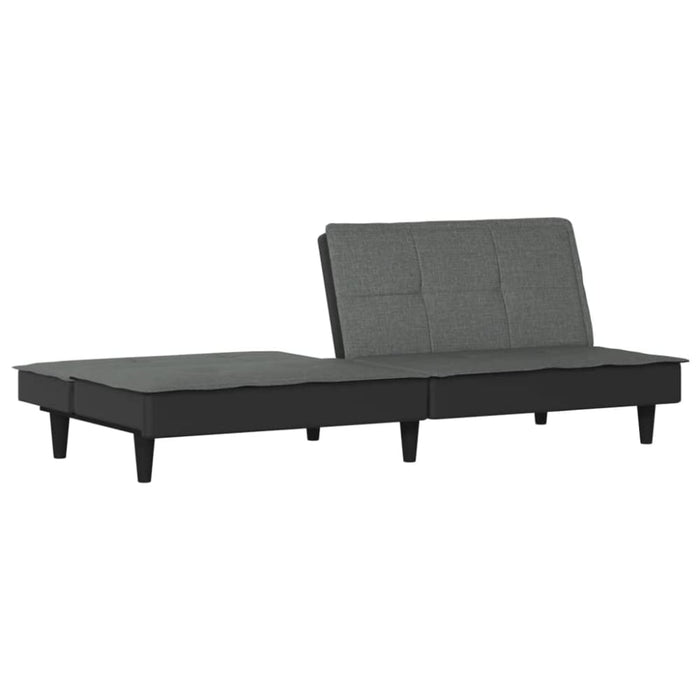 Sofa Bed Dark Grey Fabric Tpokoa