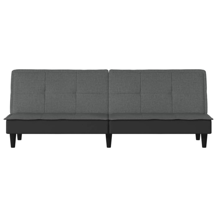 Sofa Bed Dark Grey Fabric Tpokoa