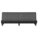 Sofa Bed Dark Grey Fabric Tpokoa