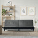 Sofa Bed Dark Grey Fabric Tpokoa
