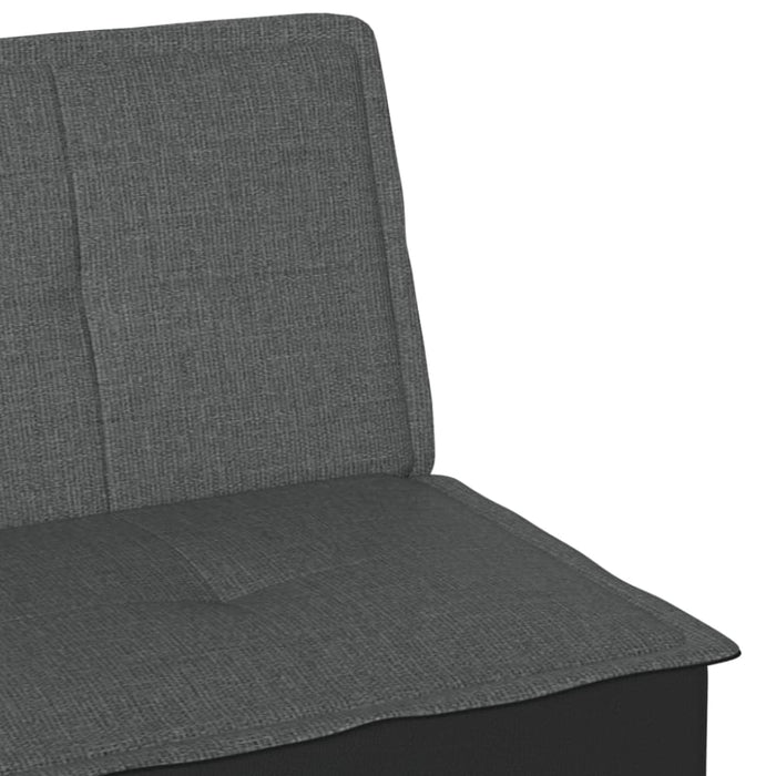 Sofa Bed Dark Grey Fabric Tpokoa