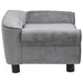 Dog Sofa Grey 72x45x30 Cm Plush