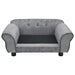 Dog Sofa Grey 72x45x30 Cm Plush
