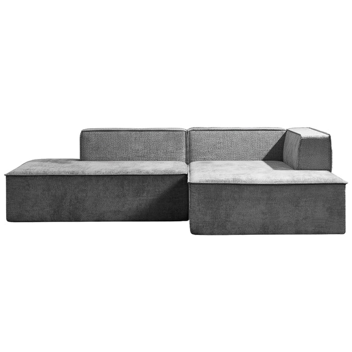 Vani 3 Seater Modular Sofa Set - Dark Grey