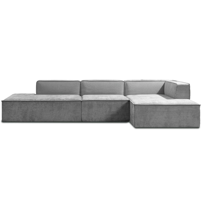 Vani 3 Seater Modular Sofa Set - Light Grey