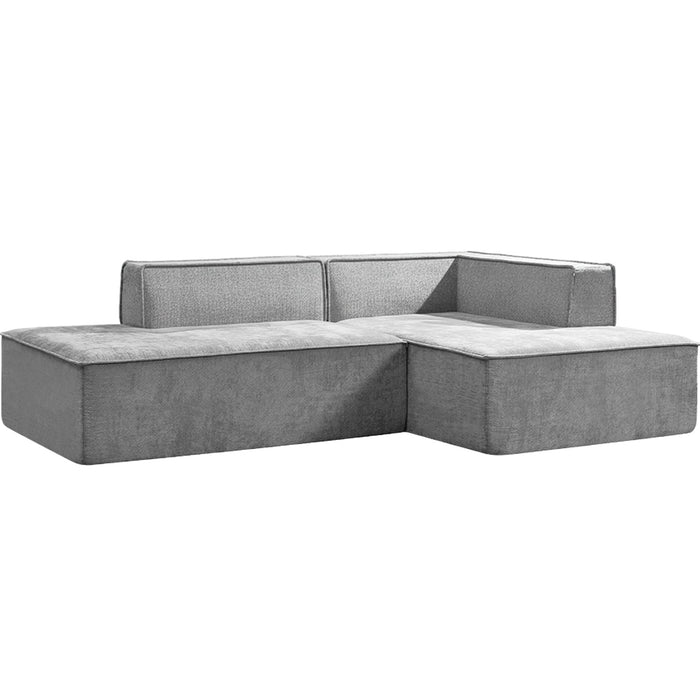 Vani 3 Seater Modular Sofa Set - Light Grey