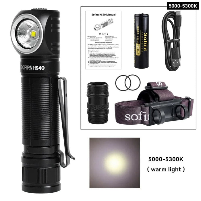 Sofirn Hs40 Usb c Rechargeable Headlamp