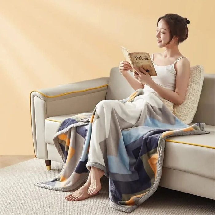 Soft Flannel Blanket for Air Conditioning