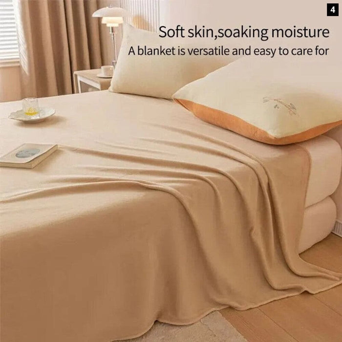 Soft Flannel Blanket for Air Conditioning