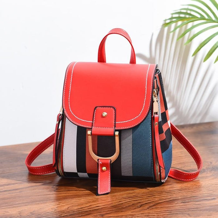 Soft Leather Ladies Backpack Tfz 959 Pu