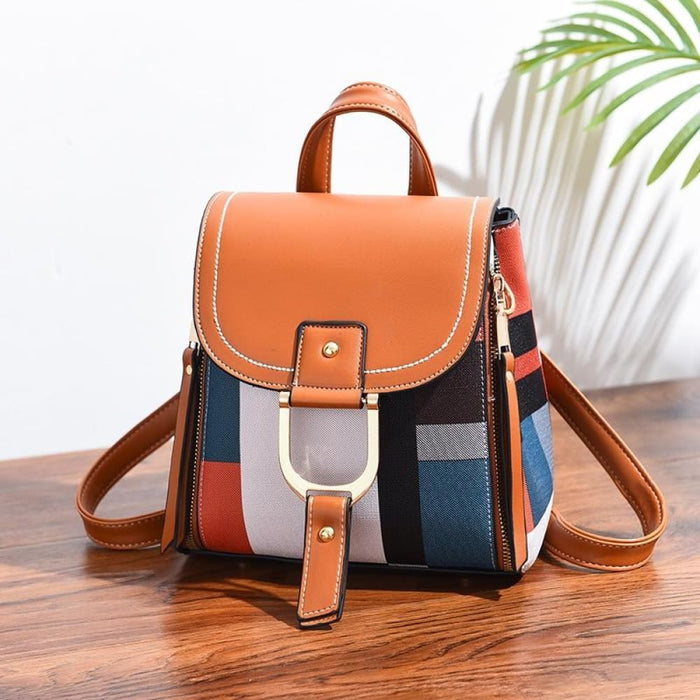 Soft Leather Ladies Backpack Tfz 959 Pu