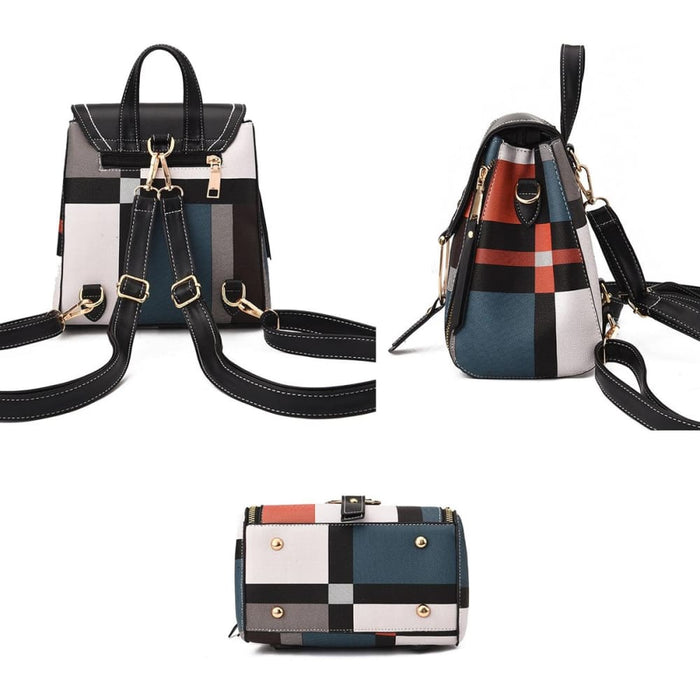 Soft Leather Ladies Backpack Tfz 959 Pu