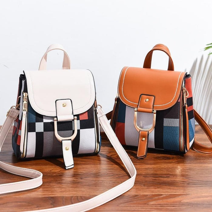 Soft Leather Ladies Backpack Tfz 959 Pu