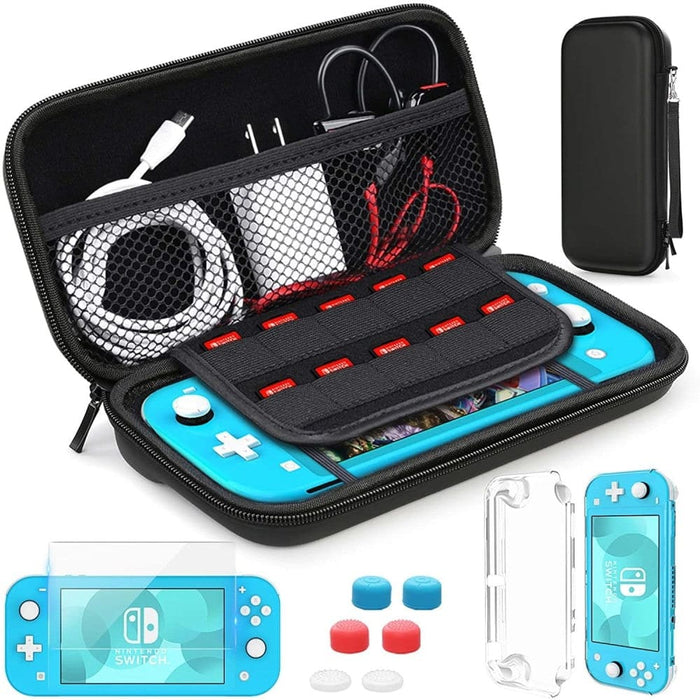 Soft Tpu Protective Case for Switch Lite with 6 Thumb Grip