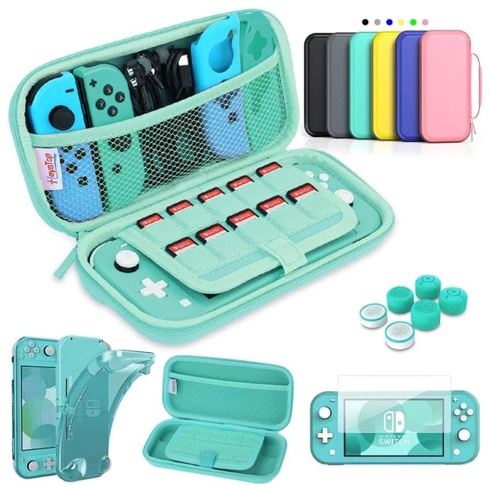 Soft Tpu Protective Case for Switch Lite with 6 Thumb Grip