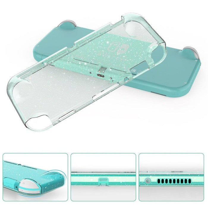 Soft Tpu Protective Case for Switch Lite with 6 Thumb Grip