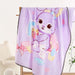 Soft Purple Rabbit Throw Blanket