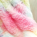Soft Rainbow Faux Fur Blanket