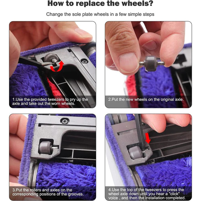 Soft Roller Cleaner Head Strips for Dyson V6