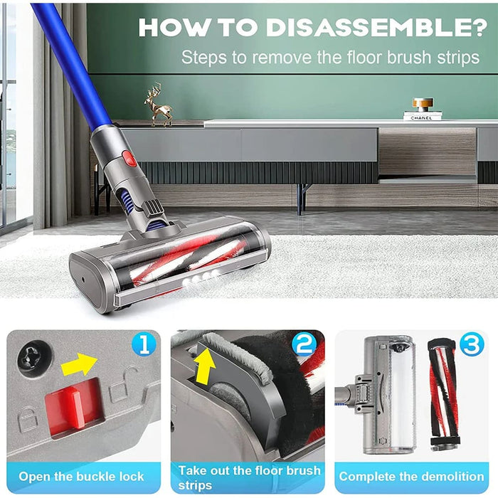 Soft Roller Floor Brush for Dyson V7