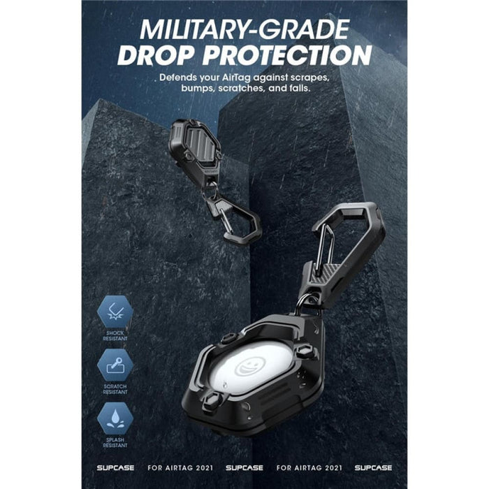 Soft Silicone Rugged Keychain Case for Apple Airtag