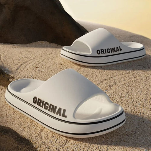 Soft Eva Slides Brand Casual Beach Slippers For Men Women