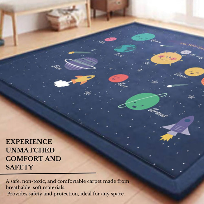 Soft Touch Ultra Plush Memory Foam Kids Star Galaxy Mat 150