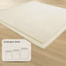 Soft Touch Ultra Plush Memory Foam Tatami Ivory Mat 150 x