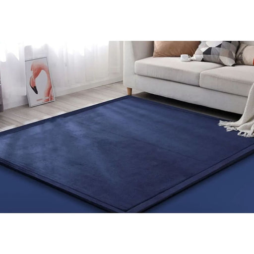 Soft Touch Ultra Plush Memory Foam Tatami Midnight Blue Mat