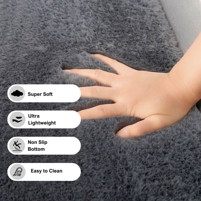 Soft Touch Ultra Plush Memory Foam Tatami Stone Grey Mat