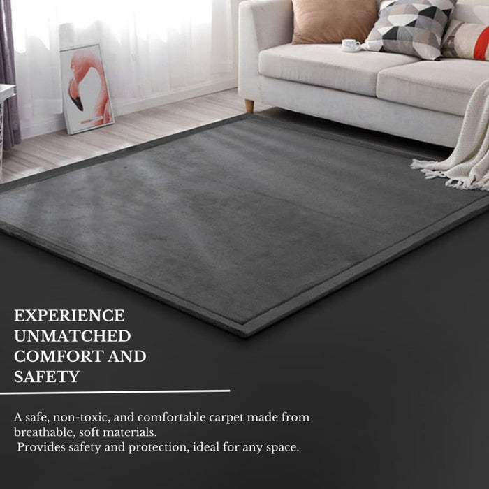 Soft Touch Ultra Plush Memory Foam Tatami Stone Grey Mat