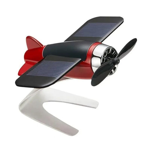 Solar Airplane Car Decoration Creative Gift For Enthusiasts