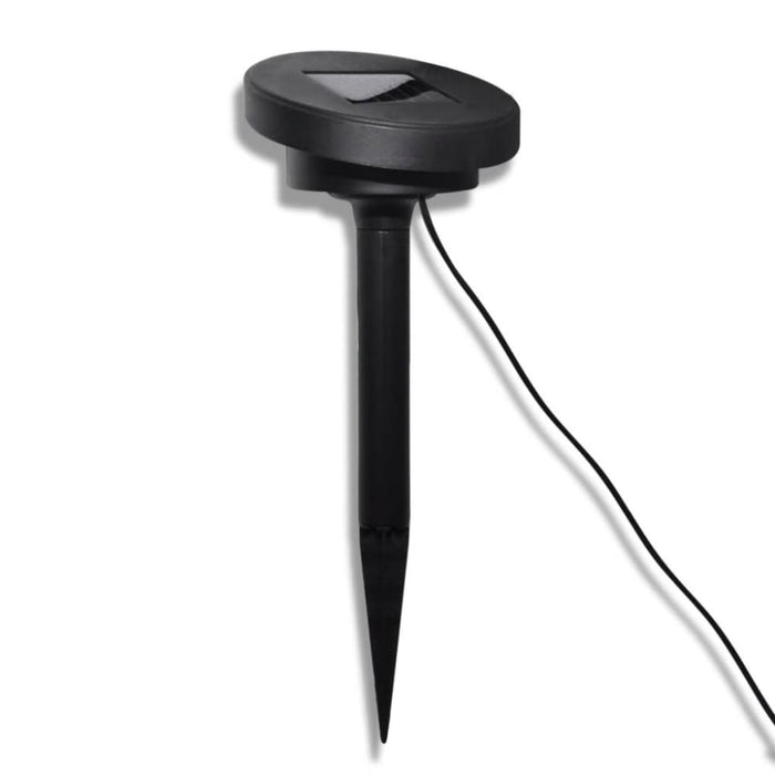 Solar Bowl 3 Led Garden Lights with Spike Anchors & Panel