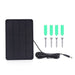 10w 5v Solar Cells Charger Micro Usb + type - c 2in1