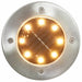 Solar Ground Lights 8 Pcs Led Warm White Aaaoi