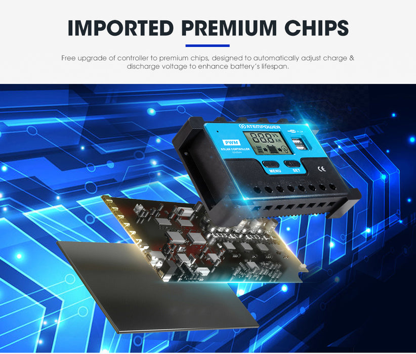20A Solar Charge Controller 12V 24V