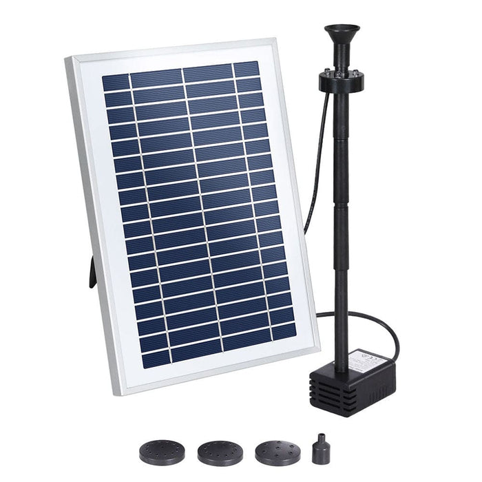 Solar Pond Pump with Battery Led Lights 4.4ft
