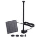 Solar Pond Pump Submersible Powered Garden Pool Water
