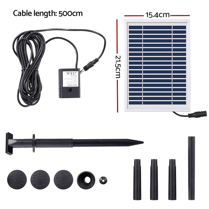 Solar Pond Pump Submersible Powered Garden Pool Water