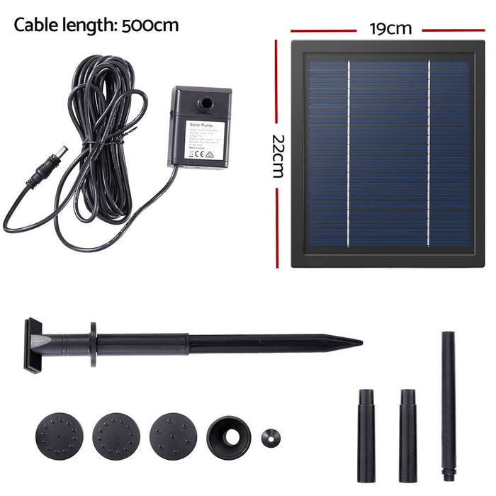 Solar Pond Pump Submersible Powered Garden Pool Water