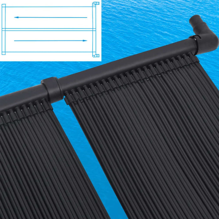 Solar Pool Heater Panel 2 Pcs 80x310 Cm Tbikllo