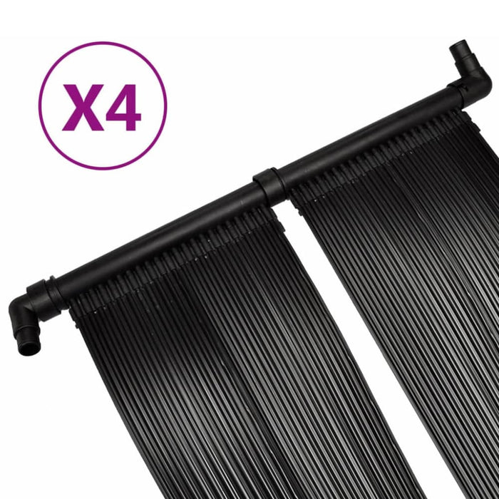 Solar Pool Heater Panel 4 Pcs Tbiklpk