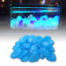 Vibe Geeks Solar Powered Glow in the Dark Garden Pebbles