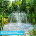 10w Solar Powered Water Fountain Pump Pond Kit With Eco