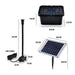 10w Solar Powered Water Fountain Pump Pond Kit With Eco