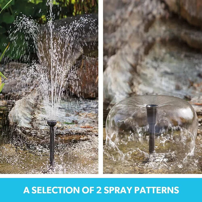 10w Solar Powered Water Fountain Pump Pond Kit With Eco