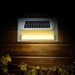 Solar Step Light – Warm White with Silver Case