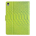 Solid Colour Crocodile Texture Leather Smart Tablet Case