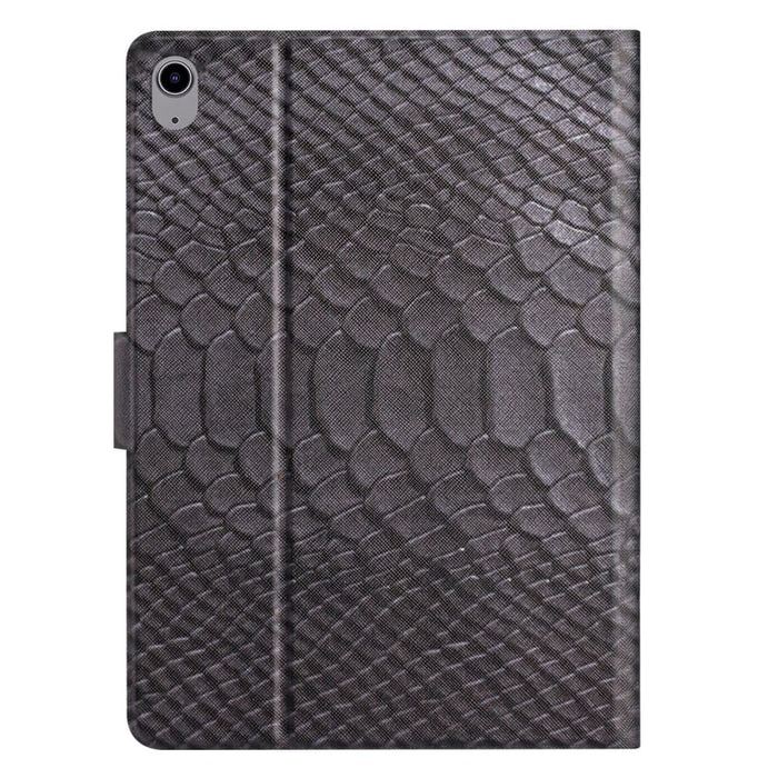 Solid Colour Crocodile Texture Leather Smart Tablet Case